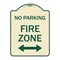 Signmission Fire Lane with Bidirectional Arrow Heavy-Gauge Aluminum Architectural Sign, 24" x 18", TG-1824-23990 A-DES-TG-1824-23990 - alternate 1